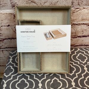 🆕Kirkton House Aldi Paper Desk Tray Set Organizer